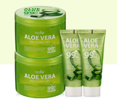 Aloe Vera Soothing Gel 99% Pure Moisturizer For Face And Body 550mlX2EA100mlx2EA