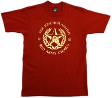 Screen Stars Best Vintage T Shirt Size LARGE L Fifty Fifty Red Army Chorus 89