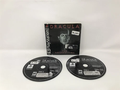 Dracula: The Last Resurrection Sony Playstation 1PS1 - Game Discs & Manual Only