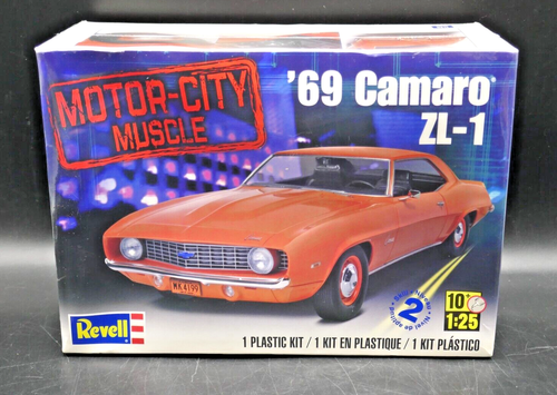 1:25 Revell Motor City Muscle '69 Camaro ZL-1 Modellbausatz #85-4056 - Neu & versiegelt