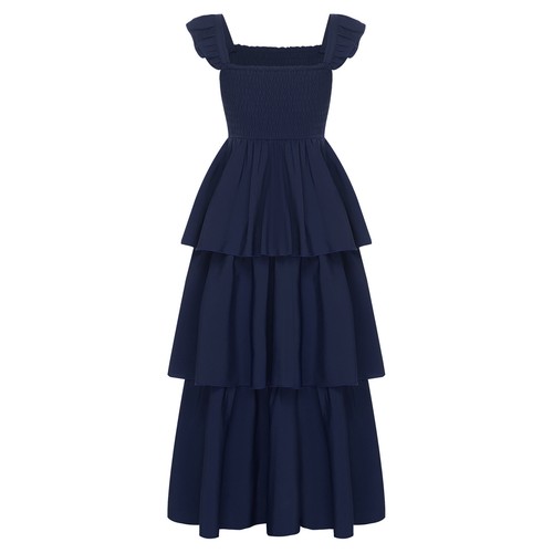 Girls Maxi Dress Vintage Charm Party Dress Ankle Length Sweet Cute Casual Gown - Picture 60 of 71