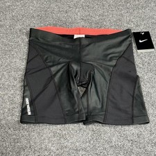 Nike Triathlon Shorts Womens XS Black Padded Cycling Biker Running Compression