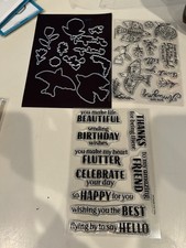 Hero Arts Rubber Photopolymer Stamps,  Dies Never Used Birds and Flowers