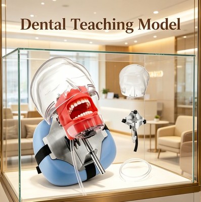 Dental Simulator Dental Mannequin Manikin Phantom Head for Training 28 Teeth New