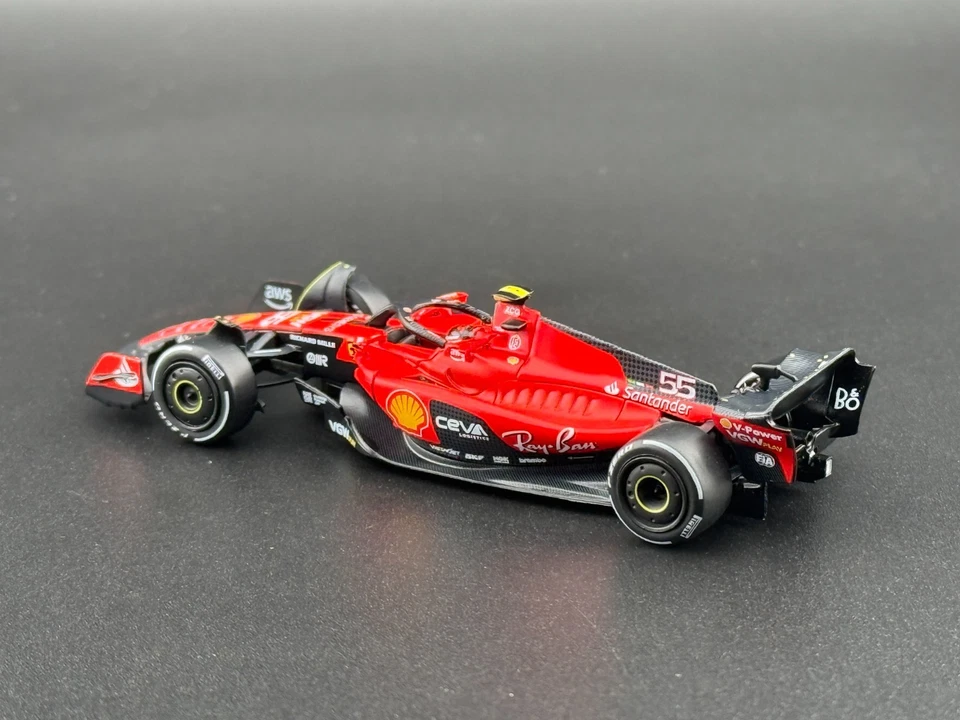BBR Models Ferrari SF23 #55 C. Sainz 2023 Bahrain GP 1/64 - Image 4 of 4