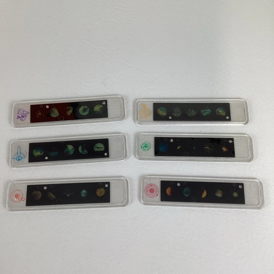 Fisher Price Starscope Telescope Set Slide Viewer Tripod Astronomy Vintage 1986 - Image 3 of 4