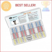 Waterproof Heat Shrink Solder Seal Wire Connectors Kit 120PCS for Marine Automot