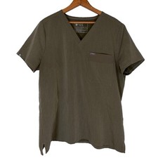 FIGS Technical Collection Olive Green Scrub Top  Size: XL
