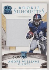 2014 Crown Royale Rookie Silhouettes RPS Blue Holofoil 28/49 Andre Williams s3g