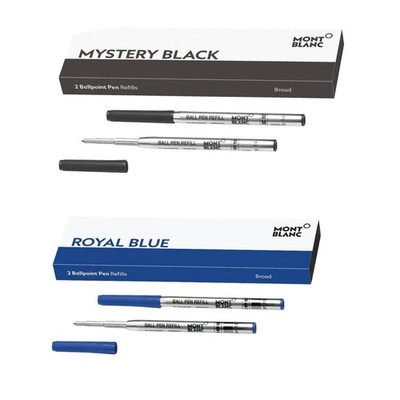 Montblanc Kugelschreibermine Mine Refills B (medium) 2 Stück Farbe wählbar