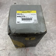NEW TitanPro TRCFD555 HVAC Round Dual Motor Run Capacitor 55/5 MFD/UF 440/370 V