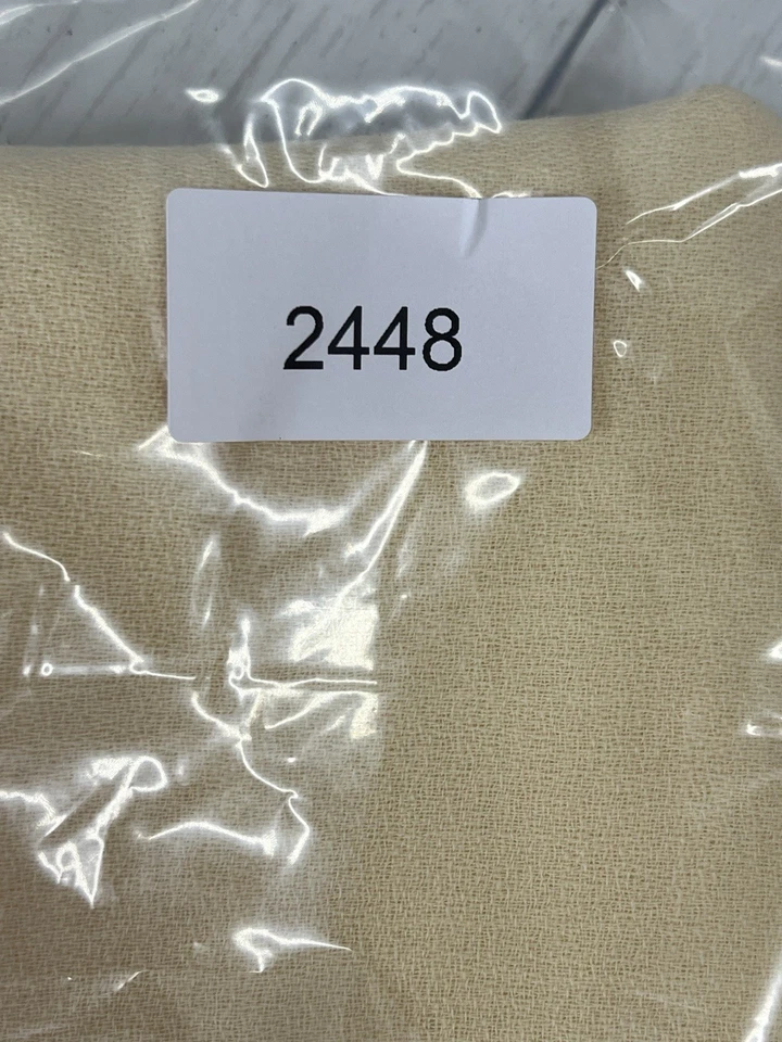 Vintage Polyester Crepe Fabric Yellow 1 Yards 44" Wide Unbranded Gauze Like - Image 4 of 4