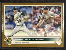 2022 Topps Update  - Rookie Combos Zach Jackson, Adam Oller /2022 #US254 Gold