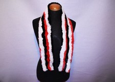 Beautiful Colorful Real Mink Fur Scarf  Mink fur scarf multicolor