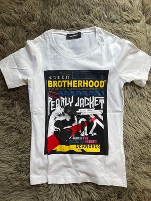 Dsquared2 Women's Brotherhood Print Cotton T-Shirt - White