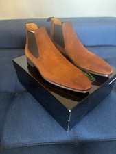 Magnanni  Mens Cognac Suede Chelsea Dress Ank...