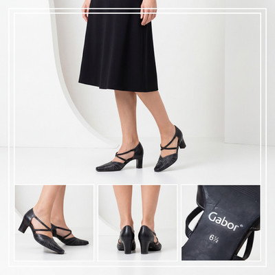 Gabor pumps black-genuine leather | vintage | made in Austria | rare & classy
