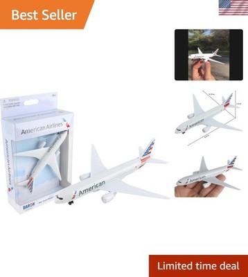 Officially Licensed American Airlines Die-Cast Plane - Realistic Design for Kids