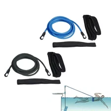 Swimming Resistance Belt Portable Swim Training Belt Adjustable Waist Belt 4M