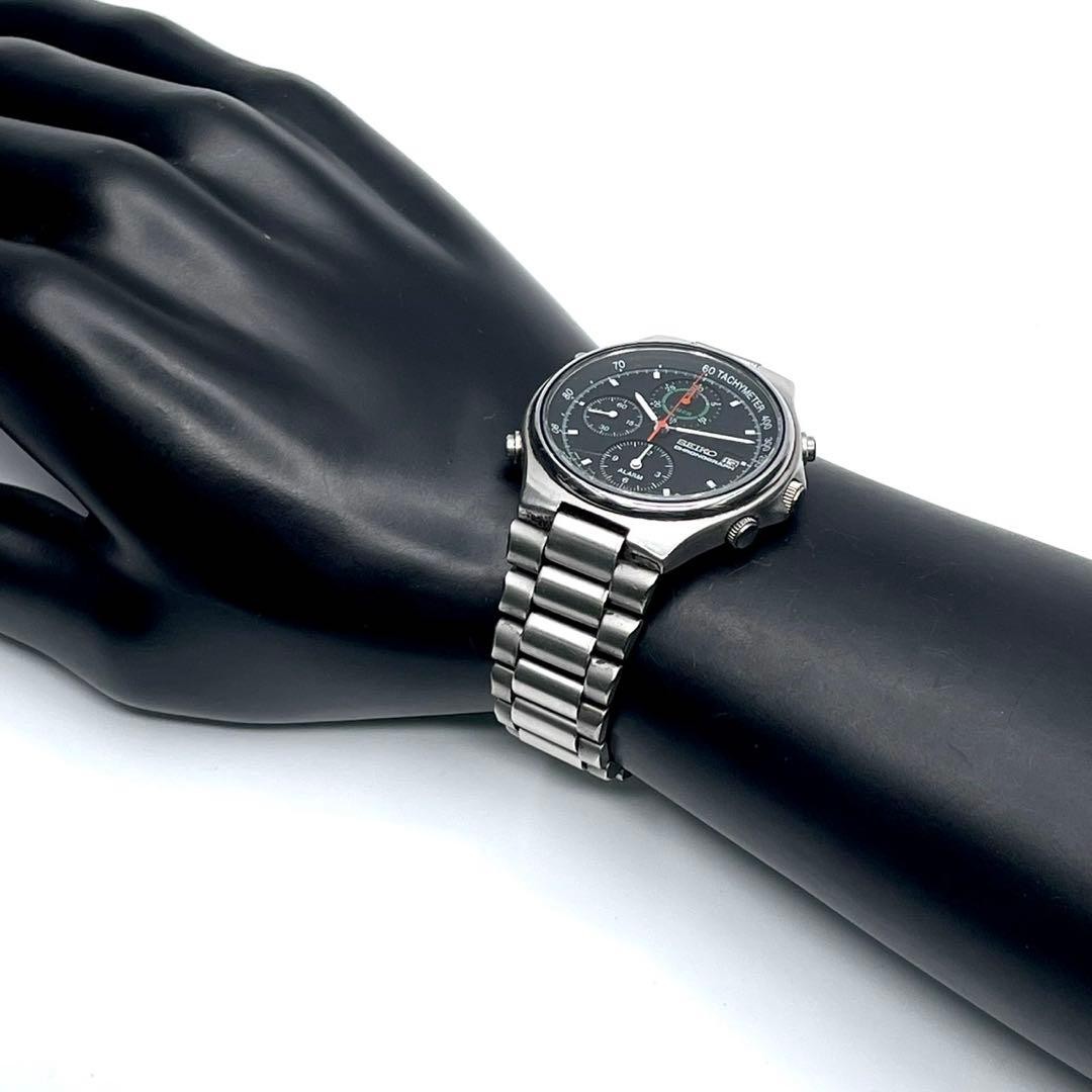 k*★様 SEIKO スピードタイマー7T42-6A10　st② Seiko Speedtimer Chronograph Watch 7T42 6A10 quartz silver wrist