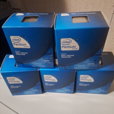 Lot of 5x Intel Pentium Dual-Core G860 SR058 3.00GHz 3MB LGA 1155