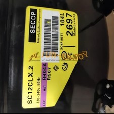 1PCS New SECOP Compressor SC12CLX.2 104L2697 220V-240V 50Hz R404a/R507