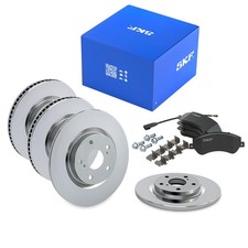 SKF Bremsenset vorne  hinten Bremsscheiben Beläge für VW Golf 7 Touran 5T1