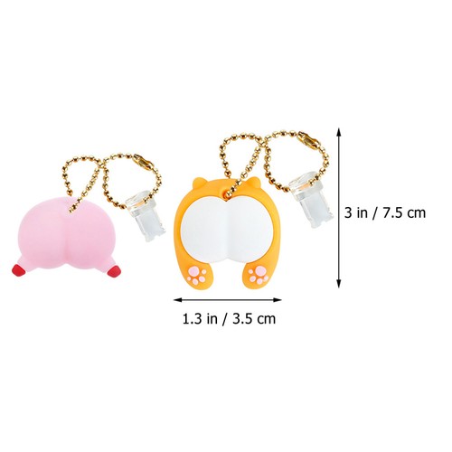 2 Pcs Dust-proof Decorative Pendants Cute Phone Charm Charms Cover Plug - 第 10/12 張圖片