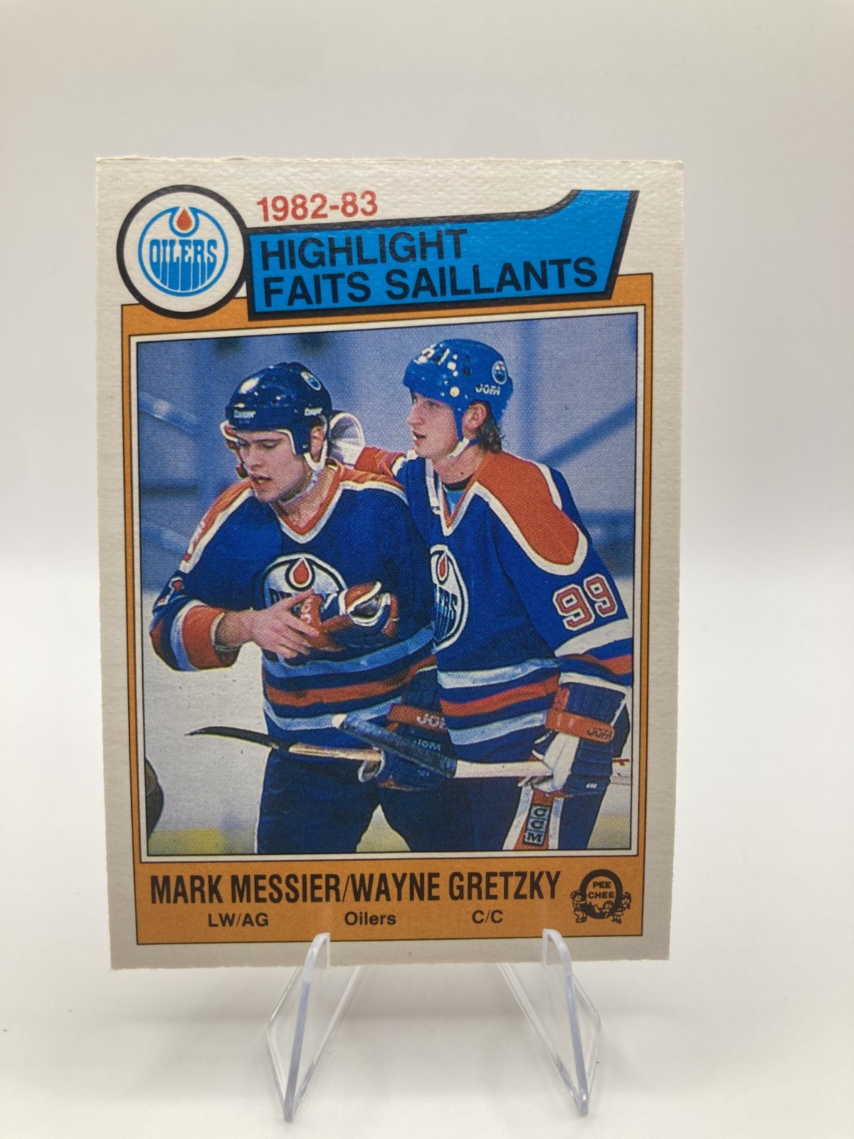 1983-84 O-Pee-Chee - Wayne Gretzky, Mark Messier #23