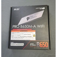 MSI PRO B650M-A WIFI AM5 AMD Motherboard NEW! DDR5 Support 2.5G LAN WIFI 6E / BT