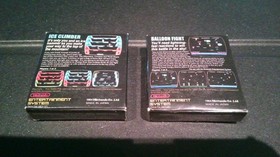 NES balloon fight & ice climber candy boxes original nintendo