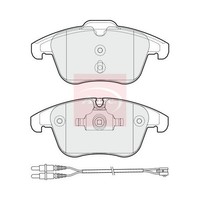 Peugeot 508 I 8D 2010-2018 BremsbeläGe Vorne Apec PAD1824 (R90) 1610103780