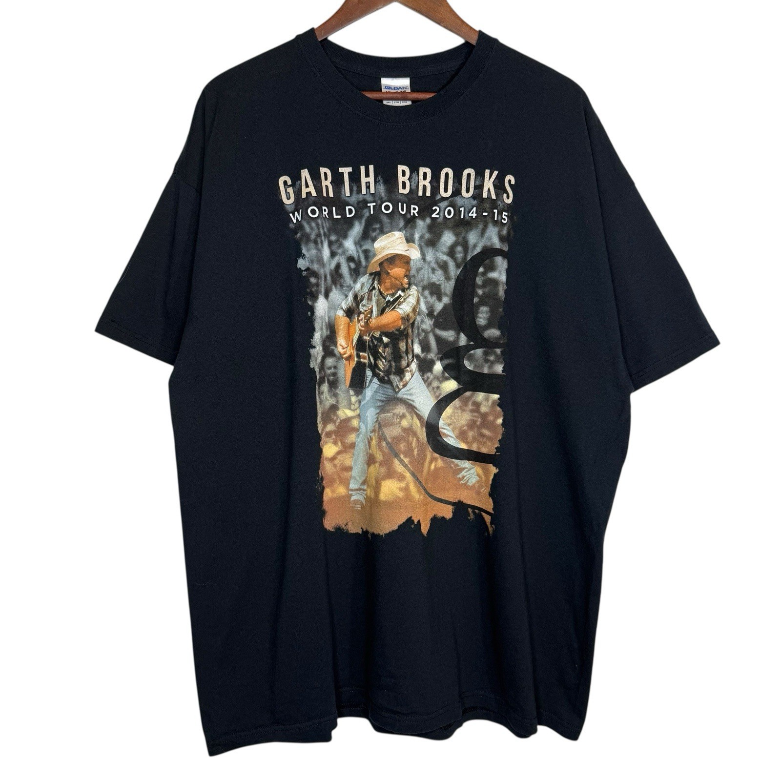 NWOT Garth Brooks World Tour 2014 - 2015 Country Concert T-Shirt Size 2XL Black