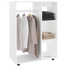 TOP Kleiderschrank | offen | mit Ablagen | mobil auf Rollen | 80 x 40 x 110 cm