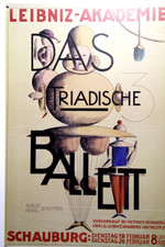 Oskar Schlemmer "Das Triadische Ballett" 70 x 90cm
