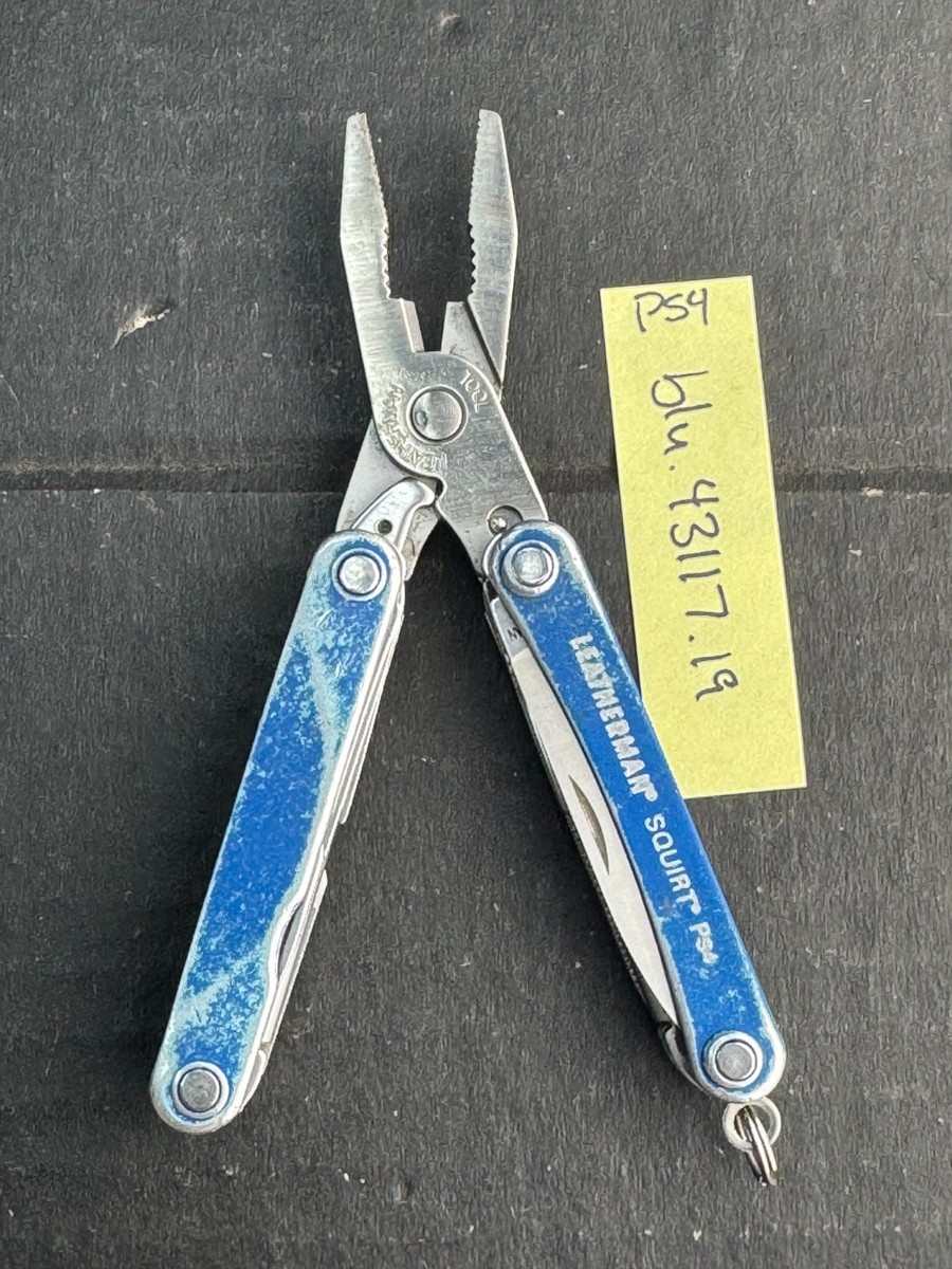 レザーマン スクォートPS4 ブルー Leatherman Squirt PS4 Multi Tool, Knife, Pliers - Blue | eBay