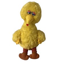 Vintage Big Bird Story Magic Sesame Street 16" UNTESTED For Parts Or Repair