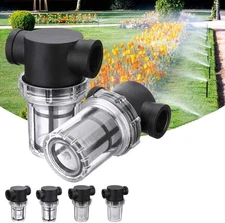 1Pcs Garden Pond 1 inch Inline Mesh Strainer Water Pump Filter Irrigation Hig...