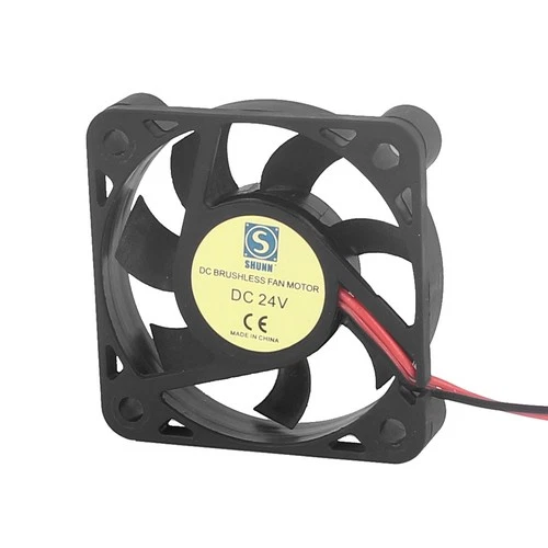 DC 24V 50mmx50mmx10mm Brushless 7 Vanes Cooling Cooler Case Fan