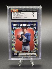 2025 Panini Donruss Jaxson Dart Elite Series Rookies #ESR-JDT (RC) - CGC 9