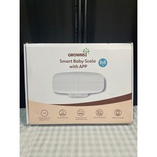 GROWNSY Smart Baby Scale with APP Digital Infant Scale 330lb Capacity White 812H