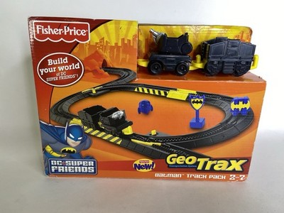 Fisher Price GeoTrax DC Super Friends Batman Track Pack for Train