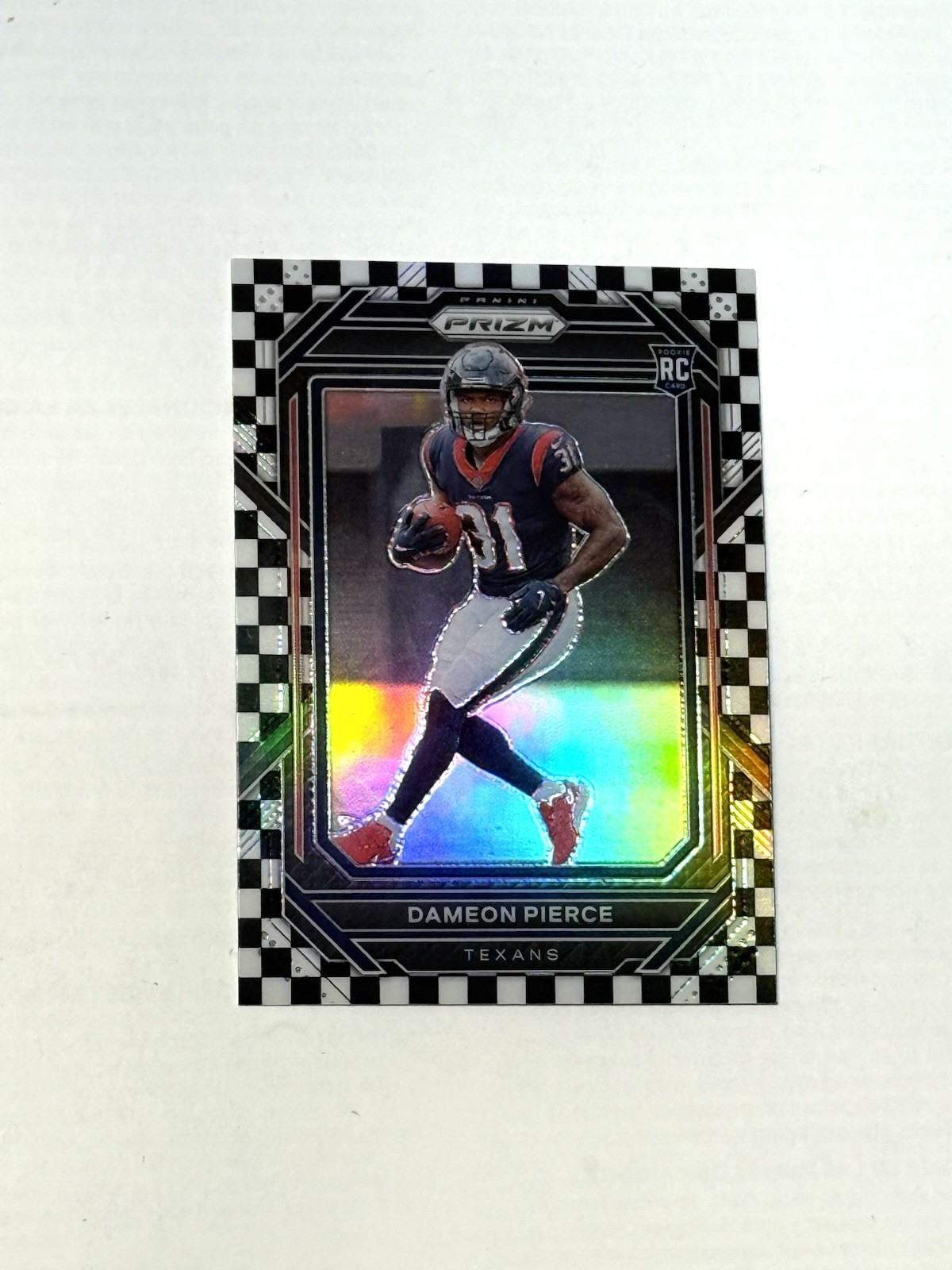 2022 Panini Prizm - Dameon Pierce #322 Black & White Checker *RC*