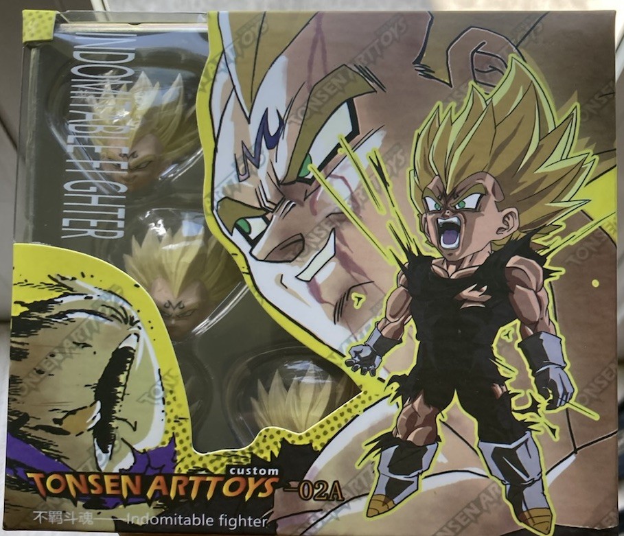 Tonsen Art Toys 02A Majin Vegeta Custom Ver A Indomitable Fighter SHFiguarts USA