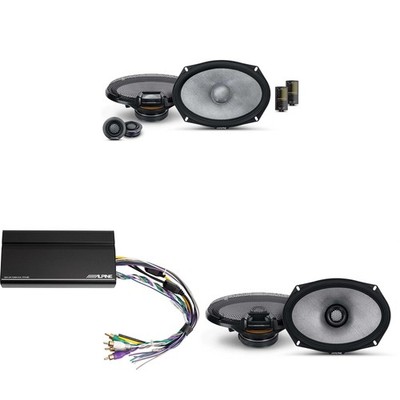 Alpine KTA-450 4 Ch.Power Pack Amp w/ R2-S69C & R2-S69 R-Series Speakers