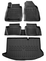 Gummimatten FußMatten Kofferraumwanne FüR Ford Fiesta 7 2008-2017