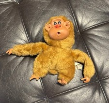 Vintage Russ Berrie Rutherford 111 Plush Monkey   Rubber-Faced Collectible