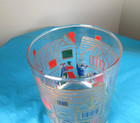 Two Vintage Culver Whiskey Glasses Christmas Rocks Gold Trim Santa — photo 3