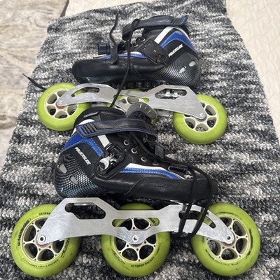 Power slide R4 racing inline speed skates. Used, size 6/7
