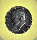 1964 Kennedy Half Dollar Patina Silver 50c Coin